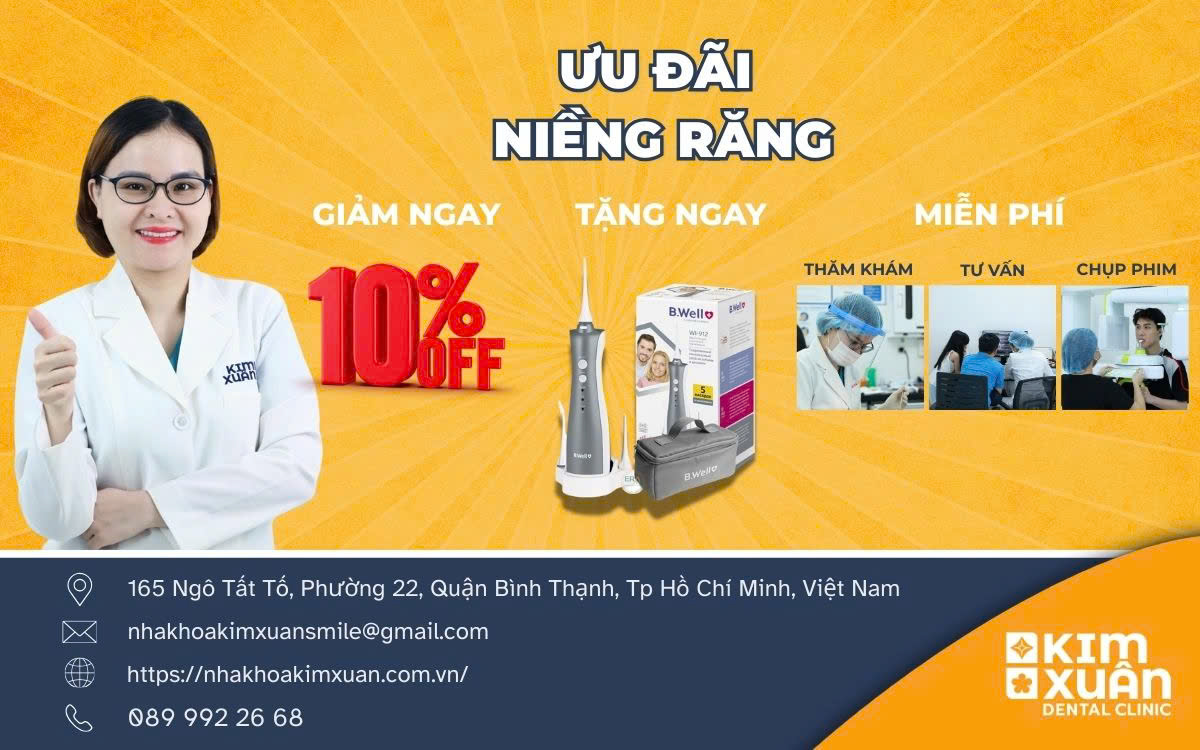 Giảm Giá 10% Chi Phí Niềng Răng Tại Nha Khoa Kim Xuân
